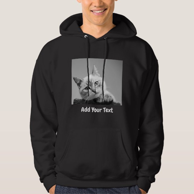 Eigenes Foto hinzufügen Hoodie (Vorderseite)