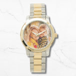 Eigenes Foto hinzufügen | Vorlage Armbanduhr<br><div class="desc">Fügen Sie Ihre eigene Fotovorlage Frauen beobachten. Entwerfen Sie Ihre eigenen. Fügen Sie ein Foto, ein Design oder ein Logo für Ihr einzigartiges Produkt hinzu. Klicken Sie einfach auf "Personalisieren Sie diese Vorlage", um zu beginnen. Perfekt für jeden Anlass wie Muttertag, Geburtstag, Weihnachten, Feiertage, Großelterntag und vieles mehr. Von Evco...</div>