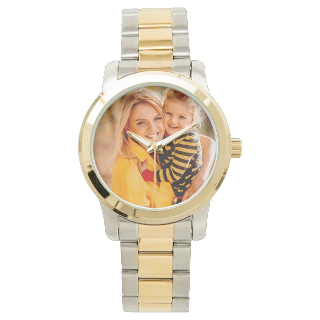 Eigenes Foto hinzufügen | Vorlage Armbanduhr (Vorderseite)