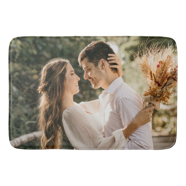 Eigenes Foto und/oder Text hinzufügen Badematte (Vorderseite)