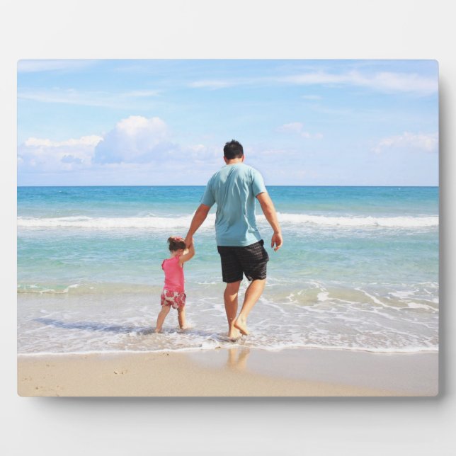 Eigenes Foto und/oder Text hinzufügen Fotoplatte (Vorderseite)