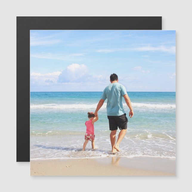 Eigenes Foto und/oder Text hinzufügen Magnetkarte (Vorne/Hinten)