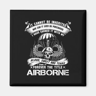 Eigenes für immer Der Titel Im Flugzeug Army Range Magnet