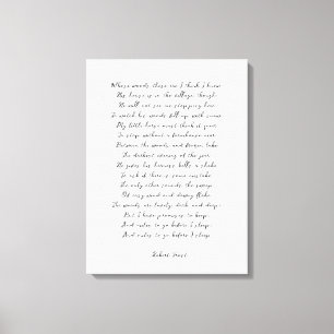 Eigenes Gedicht auf Leinwand drucken