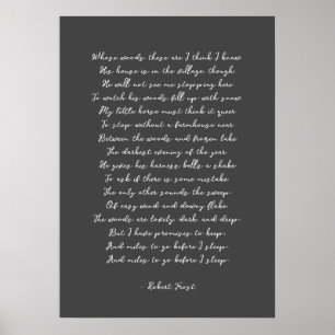 Eigenes Gedicht Song Lyric Print Poster