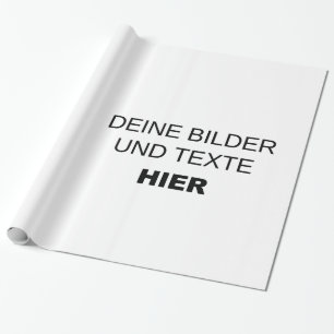 Eigenes Geschenkpapier gestalten - eigenes Design