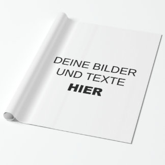 Eigenes Geschenkpapier gestalten - eigenes Design