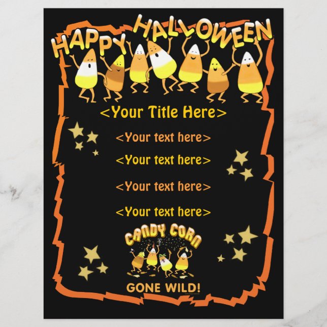 Eigenes Halloween-Business oder Personal Flyer (Vorne)