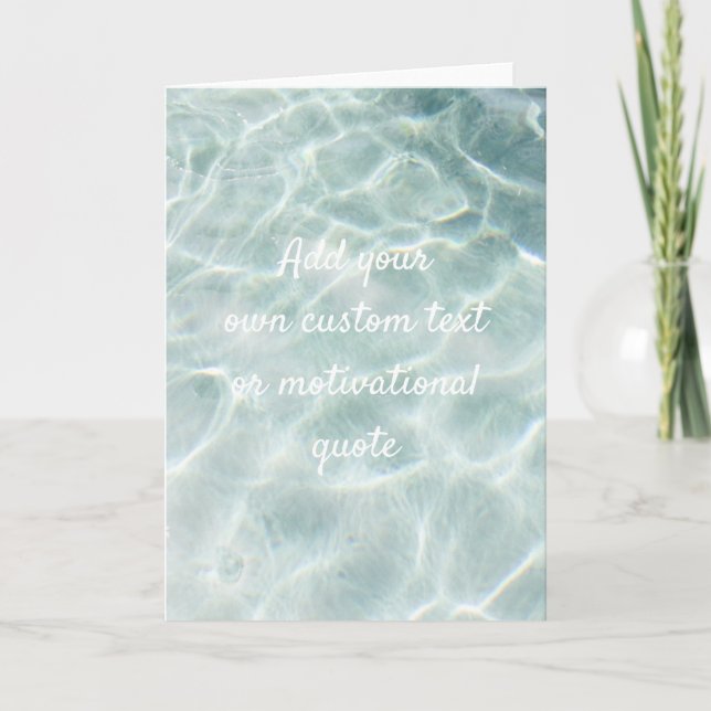 Eigenes individuelles Angebot hinzufügen - Ozean Karte (Vorderseite)