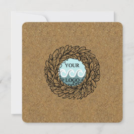 Eigenes Logo Feiertagskarte