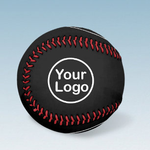 Eigenes Logo hinzufügen Schwarzer Hintergrund Baseball