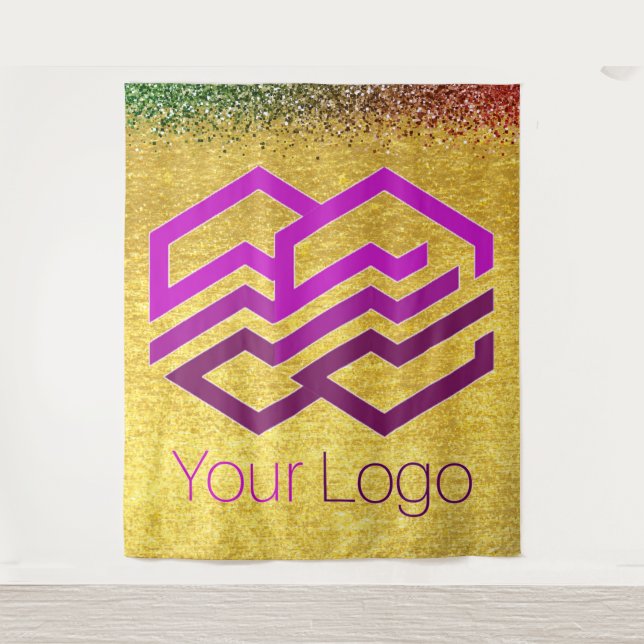 Eigenes Logo oder Bild Wandteppich (Vorderseite)
