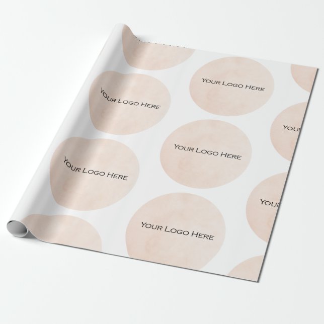 Eigenes Logo-WerbeBranding für Unternehmen Geschenkpapier (Ungerollt)