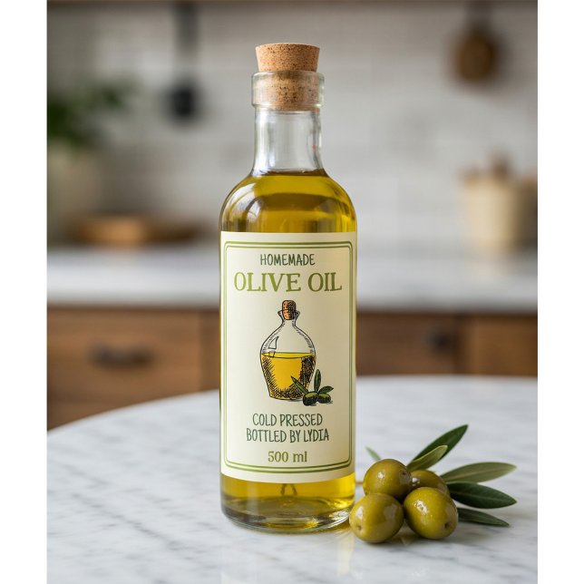 Eigenes Olivenöl Weinetikett (Von Creator hochgeladen)