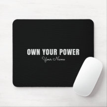 Eigenes Power Personalisiertes Mauspad – Weiblich