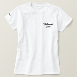 Eigenes Reitstall/Reitteam bestickt Besticktes T-Shirt
