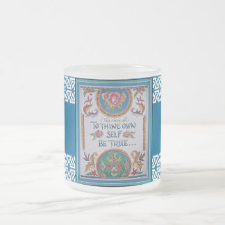 Eigenes Selbst Mattglastasse