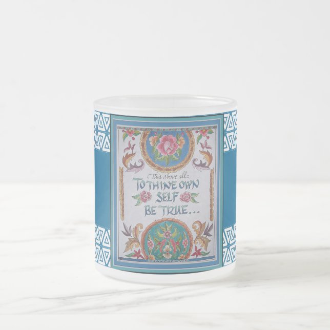 Eigenes Selbst Mattglastasse (Mittel)