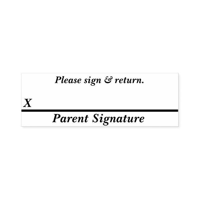 Eigenfarbige Briefmarke der Muttersignatur Permastempel (Design)
