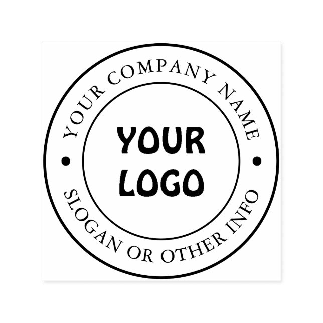 Eigenfarbige Briefmarke für Firmenlogo Permastempel (Design)