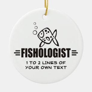 Eigenfisch Keramik Ornament