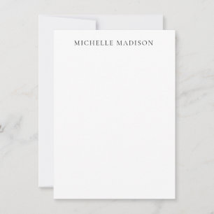 Eigenname Mode Trendy Minimalistisch Professionell Mitteilungskarte