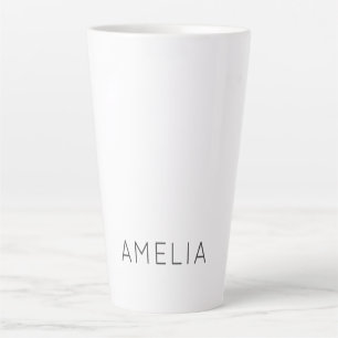 Eigenname Moderner Minimalistischer Beruflicher Sc Milchtasse