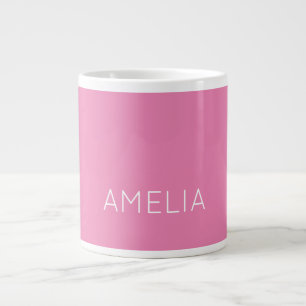 Eigenname Moderner Minimalistischer Schlichter Ros Jumbo-Tasse