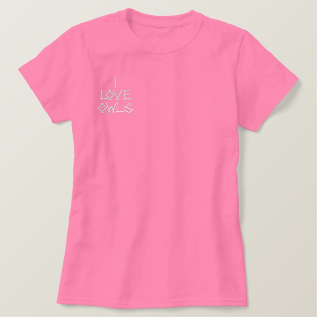 EIGENSCHAFT BESTICKTES T-Shirt (Design vorne)