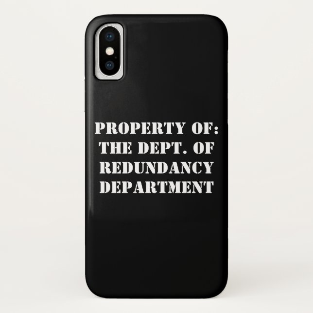 Eigenschaft "Redundanz" Case-Mate iPhone Hülle (Rückseite)