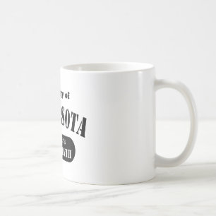 Eigenschaft von Minnesota - schwarzer Text Kaffeetasse