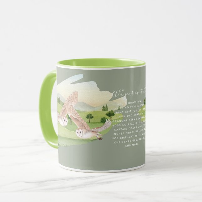 EIGENSCHIFFE - PERSONALISIERT TASSE (Vorderseite Links)
