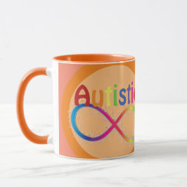 Eigentlich Autistic Rainbow Infinity Coffee Tasse