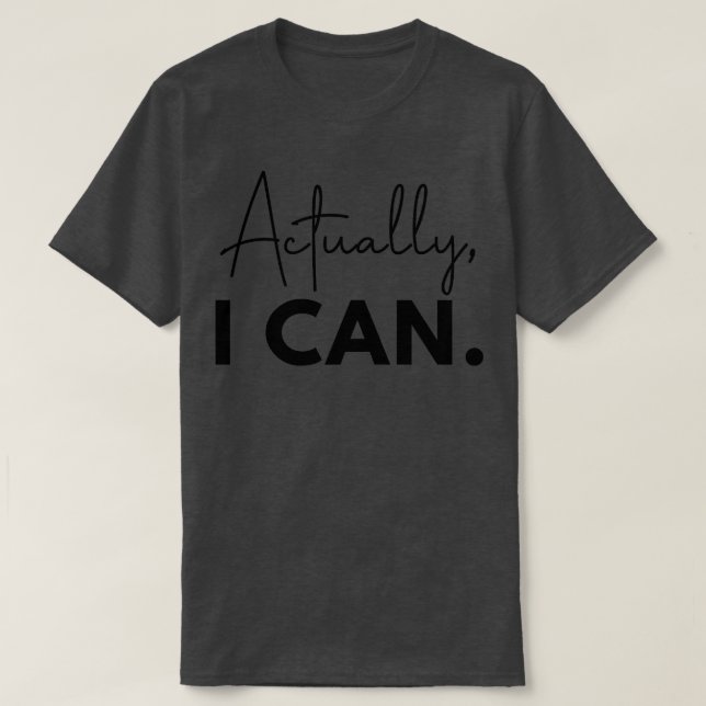 Eigentlich kann ich 7 T-Shirt (Design vorne)