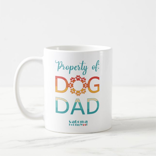 Eigentum an Hund-Vater Kaffeetasse (Links)