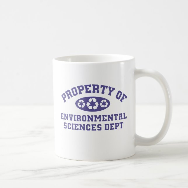 Eigentum an Umweltwissenschaften (lila) Kaffeetasse (Rechts)