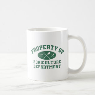 Eigentum der Abteilung Landwirtschaft Tasse