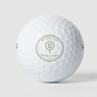 Eigentum der Bank of Bill Institutionelle Ausgabe Golfball