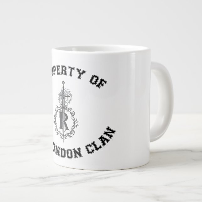 Eigentum der London-Clan-Tasse Jumbo-Tasse (Vorderseite Rechts)