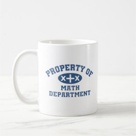 Eigentum der Mathe-Abteilung Kaffeetasse