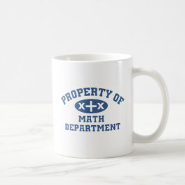 Eigentum der Mathe-Abteilung Kaffeetasse
