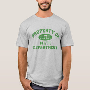 Eigentum der Mathematikabteilung (grün) T-Shirt