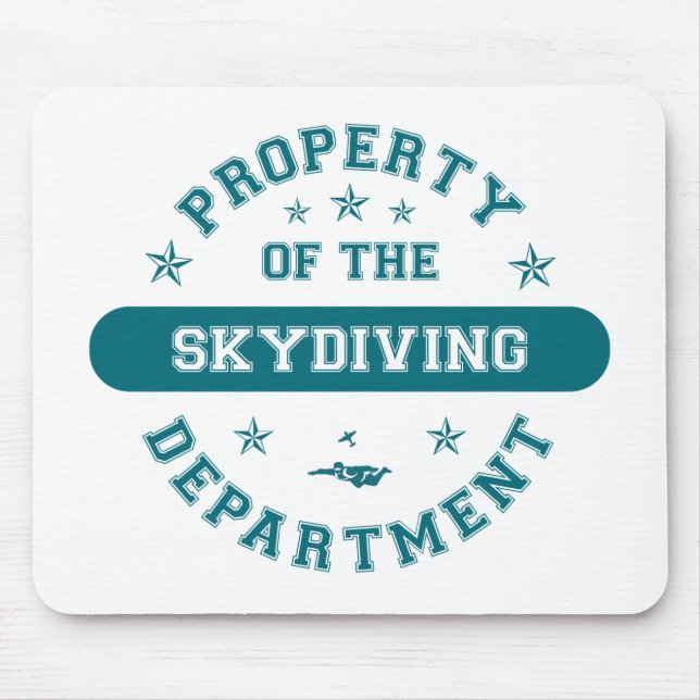 Eigentum der Skydiving Abteilung Mousepad (Vorne)