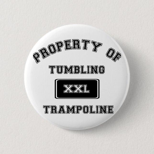 Eigentum der stolperntrampoline button (Vorderseite)