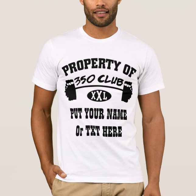 Eigentum des angepassten T-Shirts 350 Mannes des (Vorderseite)