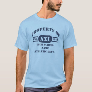 Eigentum des athletischen Abteilungs-T - Shirt