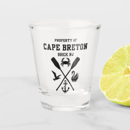 Eigentum des Cape Breton-Shotglases Schnapsglas