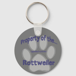 Eigentum des gepökelten Rotten Rottweiler-Schlüsse Schlüsselanhänger