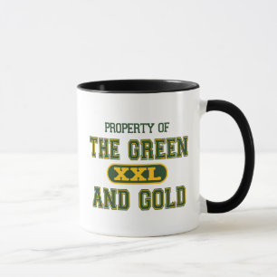 Eigentum des Grüns und des Gold1 Tasse