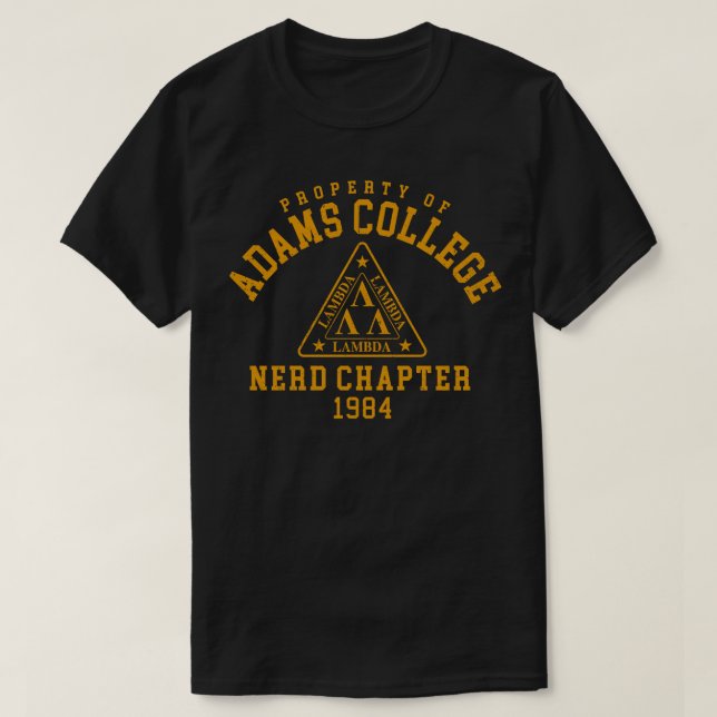 Eigentum des Lambda Lambda Lambda Nerd Kapitels T-Shirt (Design vorne)